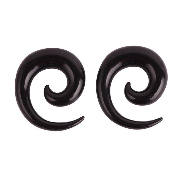 Acrylic Ear Spiral Plugs Earring Tunnel Expander