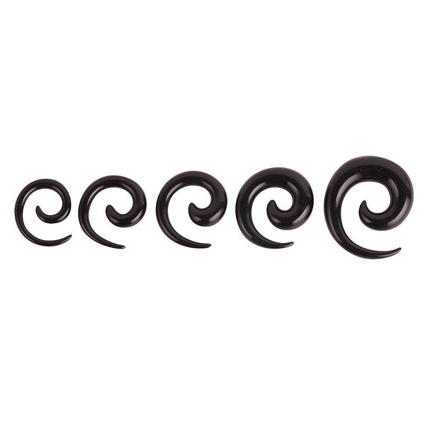 Acrylic Ear Spiral Plugs Earring Tunnel Expander