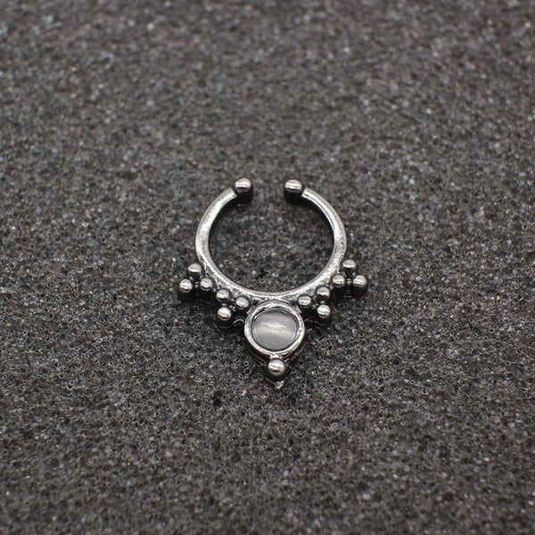 New fashion Crystal Black Piercing Nose Ring