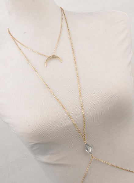 Charming Crossover Body Chain Jewelry