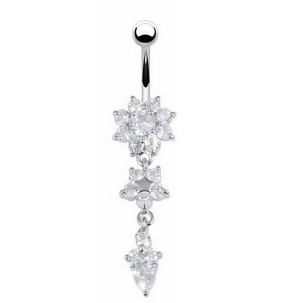 Crystal Sexy Belly Button Piercing