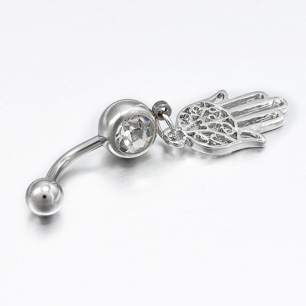 Gold Plated Stainless Steel Belly Button Ring Piercing