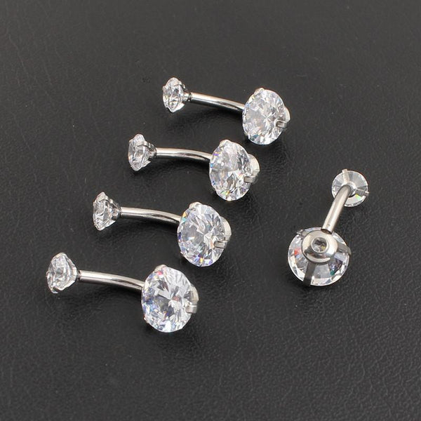 Jeweled Style Belly Button Ring