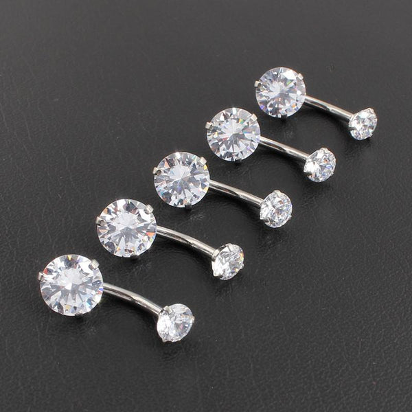 Jeweled Style Belly Button Ring
