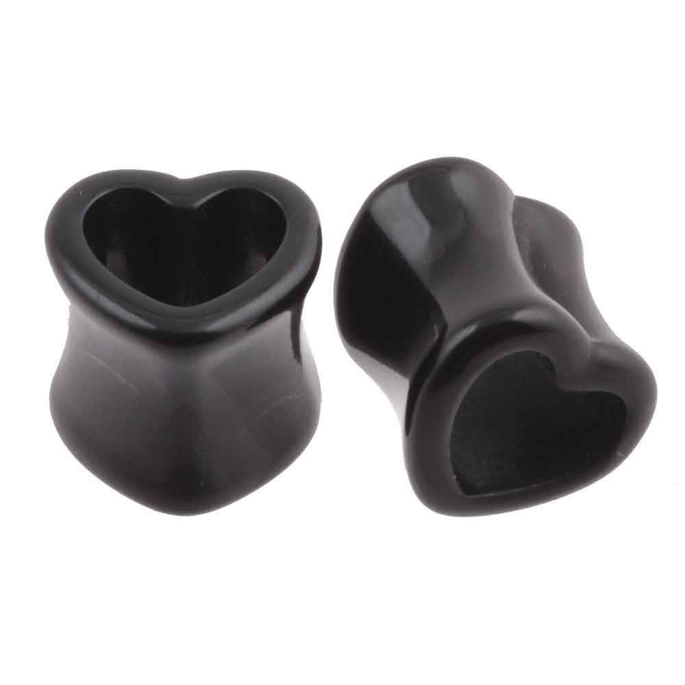 Heart Hollow Ear Tunnels Expander